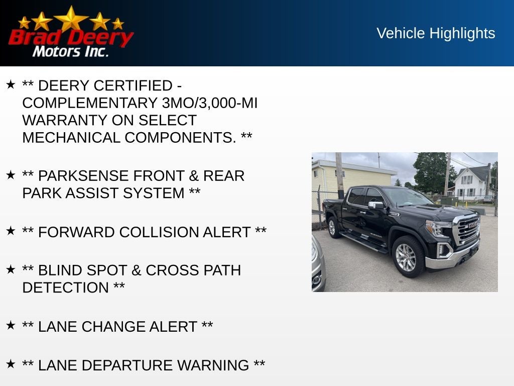 2020 GMC Sierra 1500 SLT Crew Cab 4X4