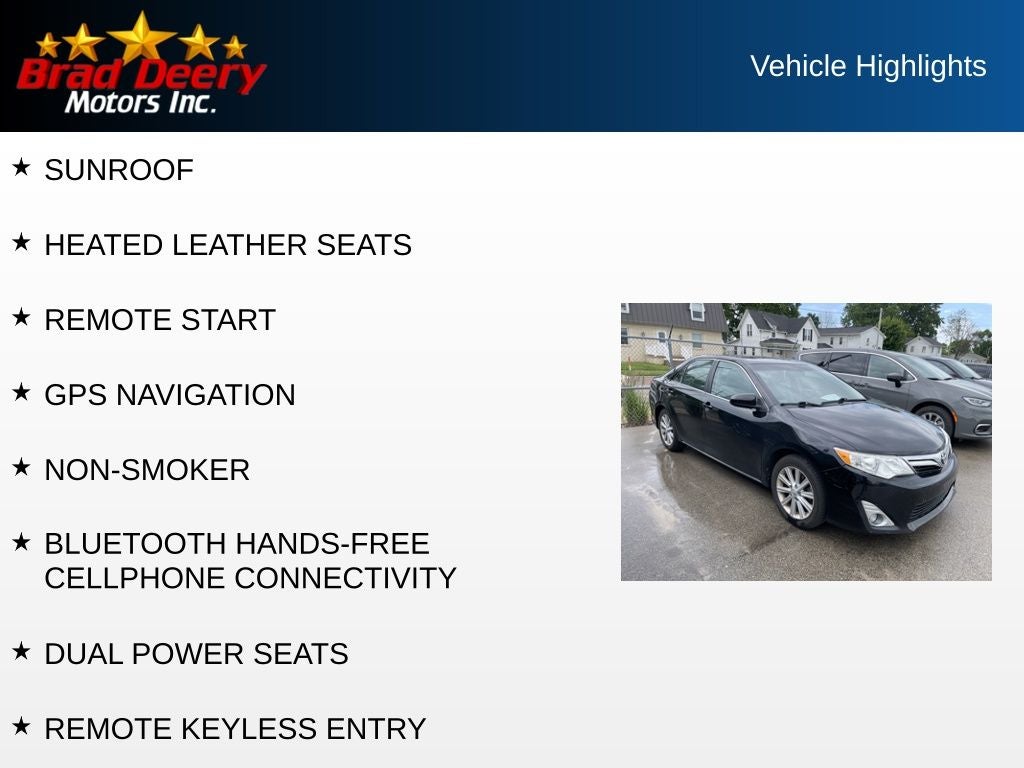2012 Toyota Camry XLE