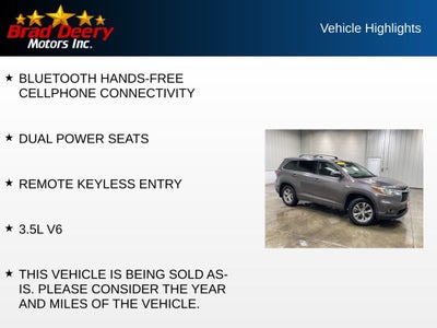 2015 Toyota Highlander XLE V6