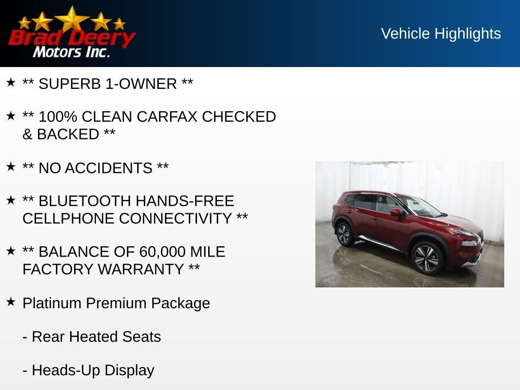 2023 Nissan Rogue Platinum AWD