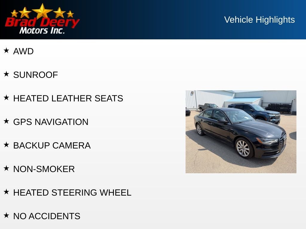 2013 Audi A6 3.0T Prestige