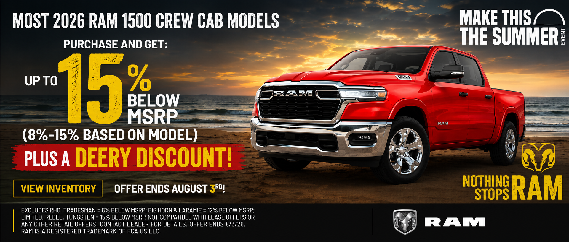 UP to 15% off New RAM 1500s